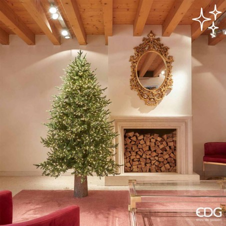 Pino Luxury Nature 210 cm EDG  – l’albero di Natale che illumina
