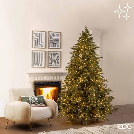 Pino Argentato 240 cm  5000 LED– Albero di Natale Enzo De Gasperi