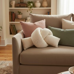 ambiente cozy Cuscino Scultoreo Nodo