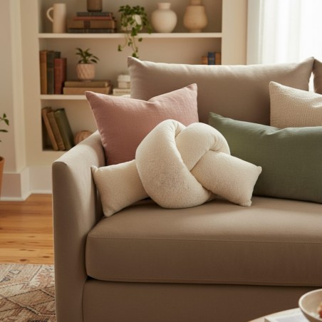 ambiente cozy Cuscino Scultoreo Nodo