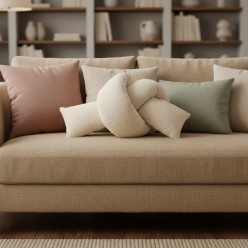 Cuscino Scultoreo Nodo – L'OCA NERA Selezione Lemoire Home