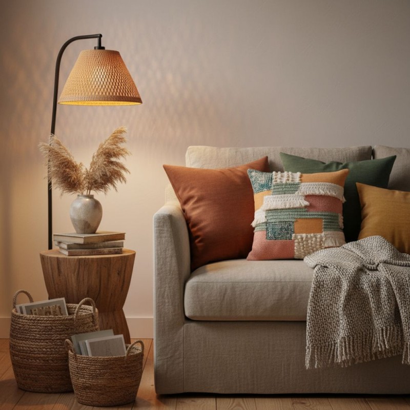 Patchwork per cuscino decorativo dal design originale