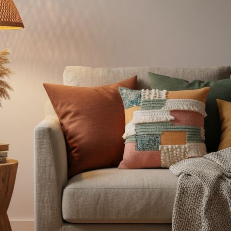 sweet Patchwork per cuscino decorativo dal design originale lemoire home