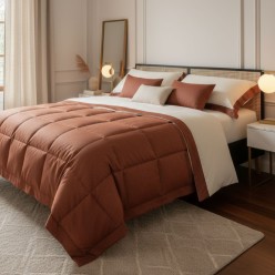 Completo Letto Iadi Lenzuola matrimoniali con bordo jaquard