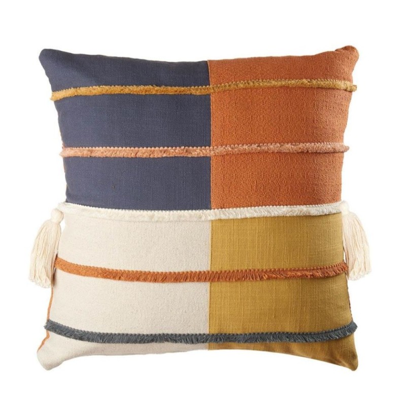Cuscino decorativo in Patchwork dai colori autunnali lemoirehome