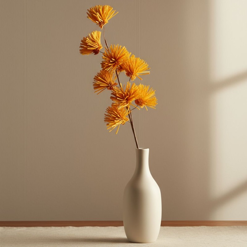 Fiore di Echium con Finitura Real Touch Senape