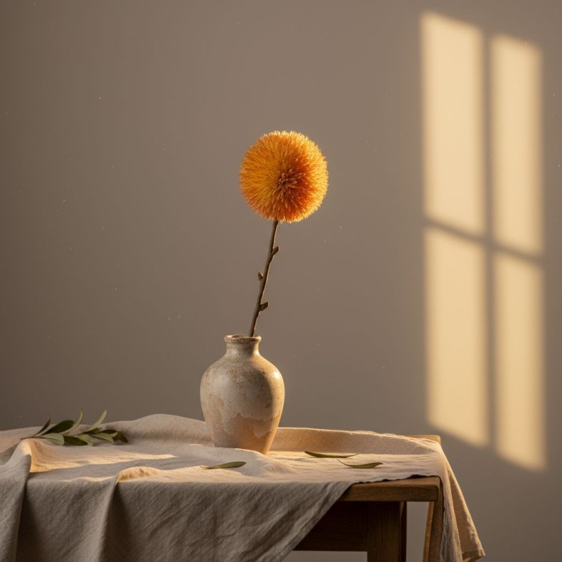 Un fiore sospeso tra mito e materia, per ambienti che raccontano emozioni Un fiore sospeso tra mito e materia, per ambienti che raccontano emozioni