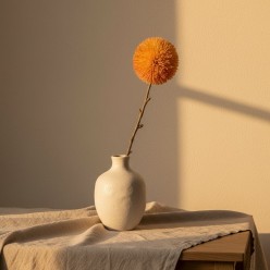 Allium Rosa, fiore artificiale L'OCA NERA