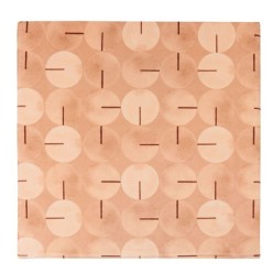 Cuscino decorativo in velluto fronte-retro con motivo geometrico