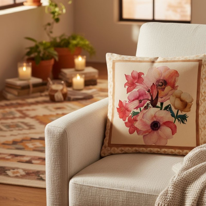 lemoire home cuscino decorativo bicolore