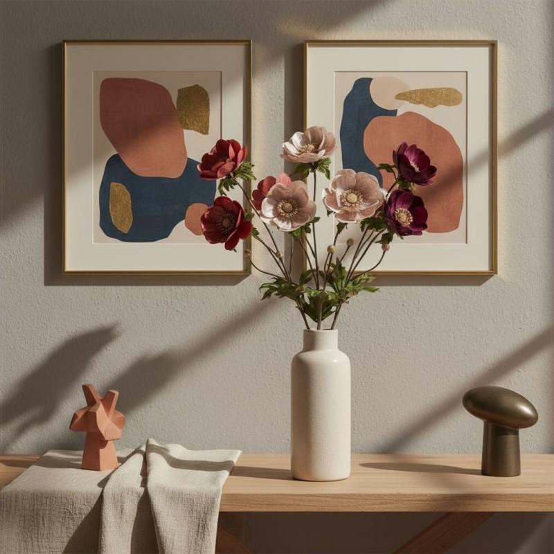 Anemone in Velluto, Pink mix color - EDG Anemone in Velluto, Pink mix color - EDG