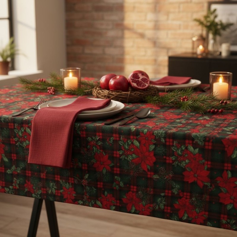 Collezione di Tovagliato Festivo Ispirato alle Eleusine lemoirehome ambiente