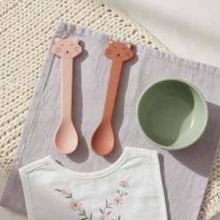 Set di due cucchiai con gattini magici per piccoli esploratori del gusto Mr.Cat gattini carini