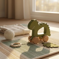 Gioco per bimbi - Dinosauro Traino in legno per i primi passi catalogo