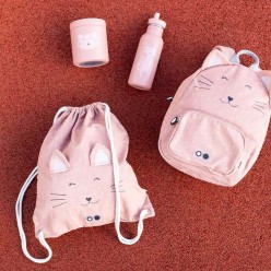 Gattino Mr. Cat: sacca zaino per scuola, sport, gite