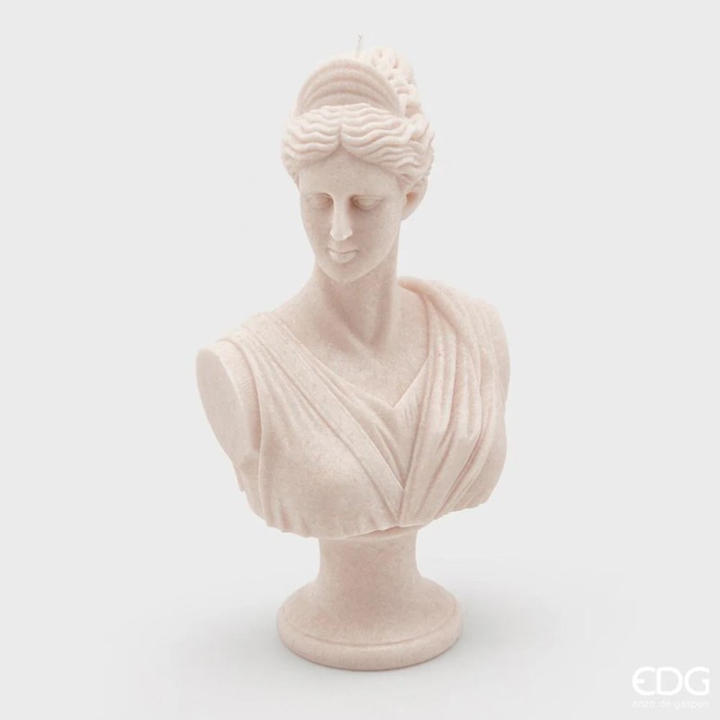 Candela busto della dea Atena Candela busto della dea Atena