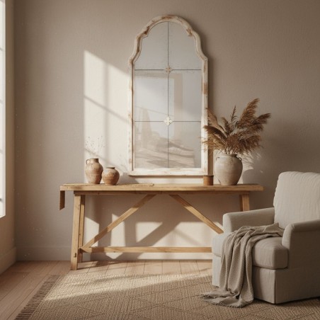 Specchiera Verticale Legno Anticato 60x120 Lemoire Home | Stile Country Chic