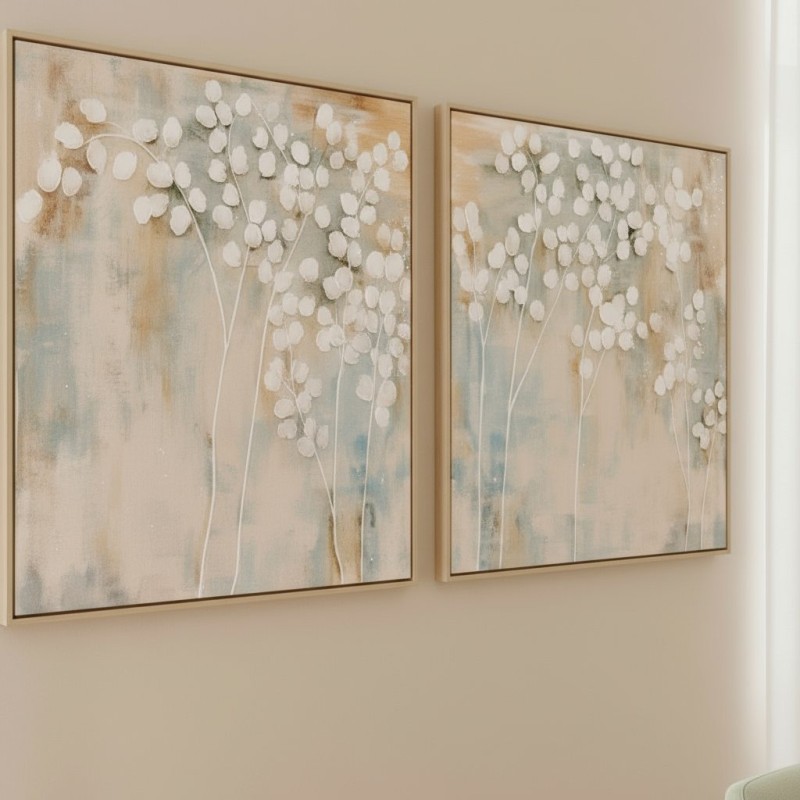 dimensione quadro 80x80 cm lato singolo parete