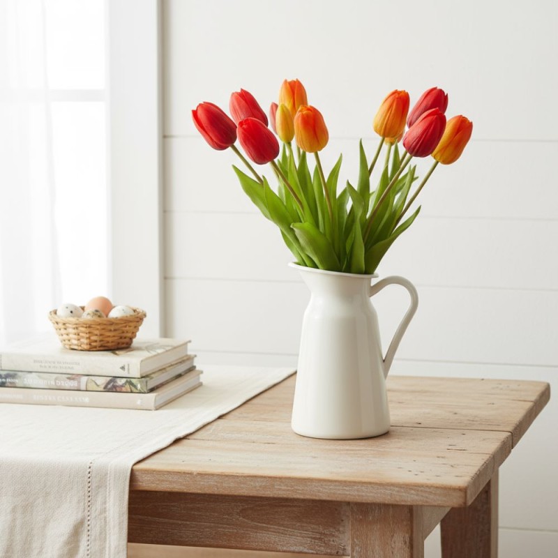 Tulipani decorativi –Mazzo di fiori da 29 cm | EDG x Lemoire Home rosso Tulipani decorativi –Mazzo di fiori da 29 cm | EDG x Lemoire Home rosso