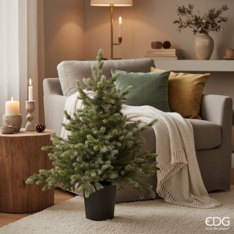 Pino Argentato Albero di Natale Folto con Vaso H 120 cm | EDG Enzo De Gasperi Pino Argentato Albero di Natale Folto con Vaso H 120 cm | EDG Enzo De Gasperi