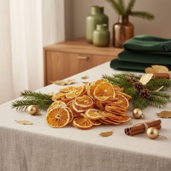 Fette di Arancia Essiccate Naturali per Decorazioni e Profumi (200 gr)