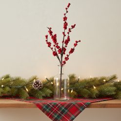 Rametto Decorativo con Bacche Rosse