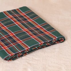 Biancheria da tavola natalizia Tartan Blu - Completo tavola collezione Crono