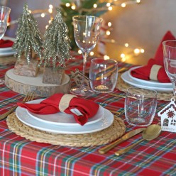 Tartan Verde Completo tavola collezione Crono