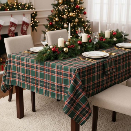 Tartan Verde Completo tavola collezione Crono