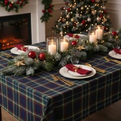Tartan Verde Completo tavola collezione Crono