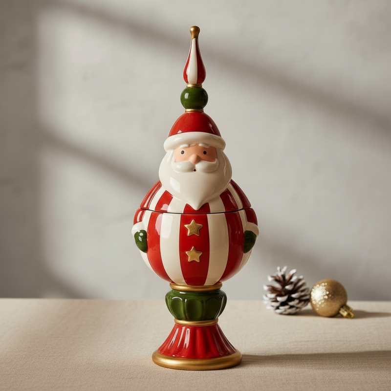 Vaso contenitore Babbo Natale | Idea Regalo