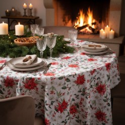 Armonia Ellenica: Collezione di Tovaglie Festive Ispirate alla Gamelia