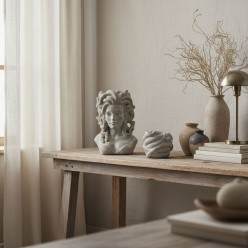 Busto Medusa in cemento - Scultura Enzo De Gasperi