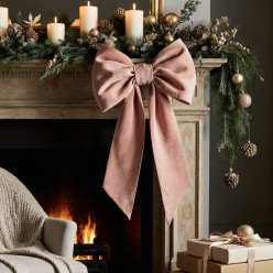 Fiocco Decorativo Grande in Velluto - Fatto a Mano fino a 50cm