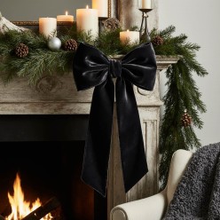 Fiocco Decorativo Grande in Velluto - Fatto a Mano fino a 50cm