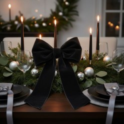 Fiocco Decorativo Grande in Velluto - Fatto a Mano fino a 50cm