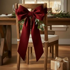Fiocco Decorativo Grande in Velluto - Fatto a Mano fino a 50cm