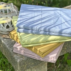 Lenzuola letto singolo in cotone collezione Pegaso di biancheria da letto