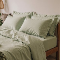 Lenzuola letto singolo in cotone collezione Pegaso di biancheria da letto