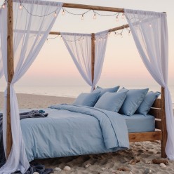 Lenzuola letto singolo in cotone collezione Pegaso di biancheria da letto