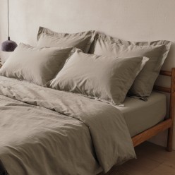 Lenzuola letto singolo in cotone collezione Pegaso di biancheria da letto