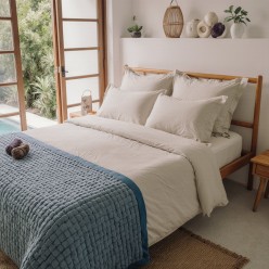Lenzuola letto singolo in cotone collezione Pegaso di biancheria da letto