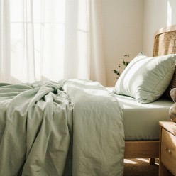 Lenzuola letto singolo in cotone collezione Pegaso di biancheria da letto