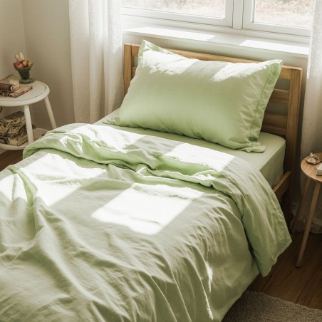 Lenzuola letto singolo in cotone collezione Pegaso di biancheria da letto