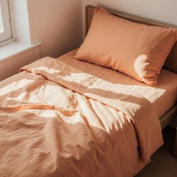 Lenzuola letto singolo in cotone collezione Pegaso di biancheria da letto