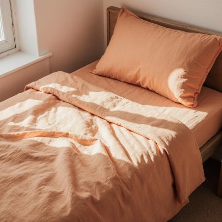 Lenzuola letto singolo in cotone collezione Pegaso di biancheria da letto