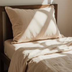 Lenzuola letto singolo in cotone collezione Pegaso di biancheria da letto