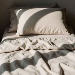 Lenzuola letto singolo in cotone collezione Pegaso di biancheria da letto