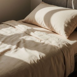 Lenzuola letto singolo in cotone collezione Pegaso di biancheria da letto